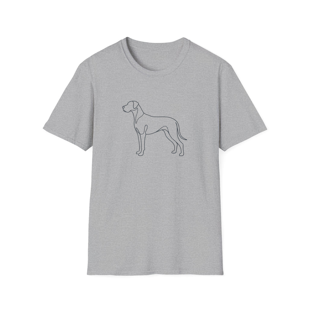 Dog Line Art T-Shirt