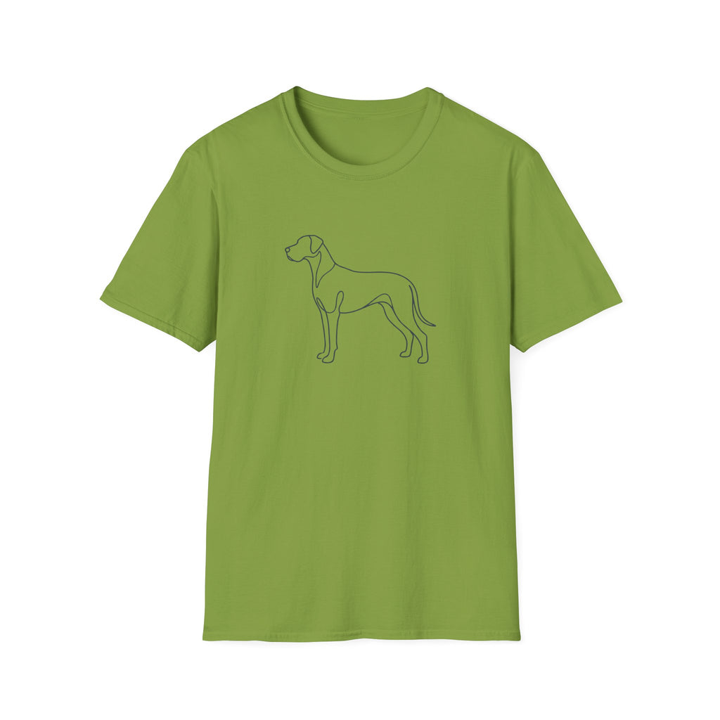 Dog Line Art T-Shirt