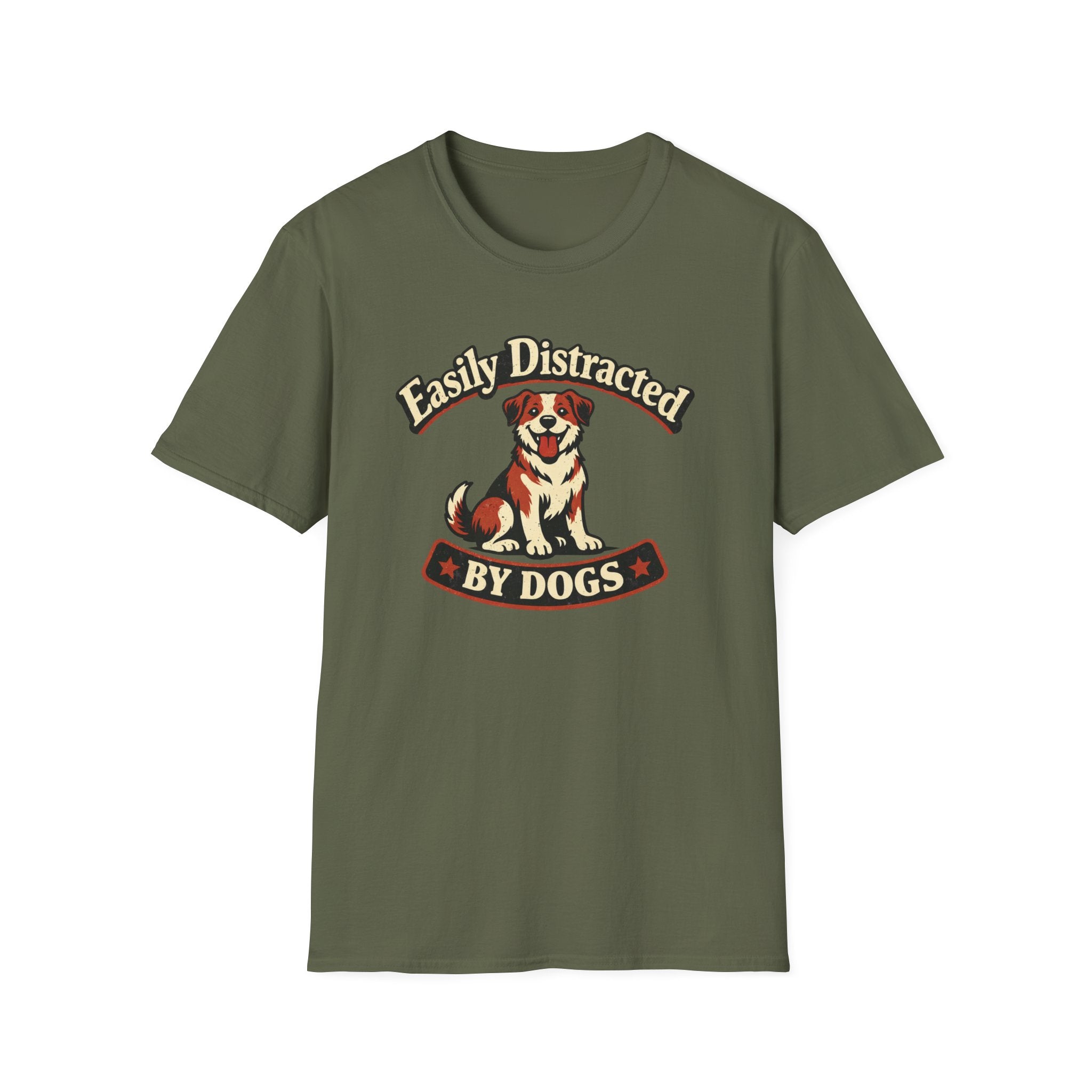 Easily Distracted By Dogs T-Shirt