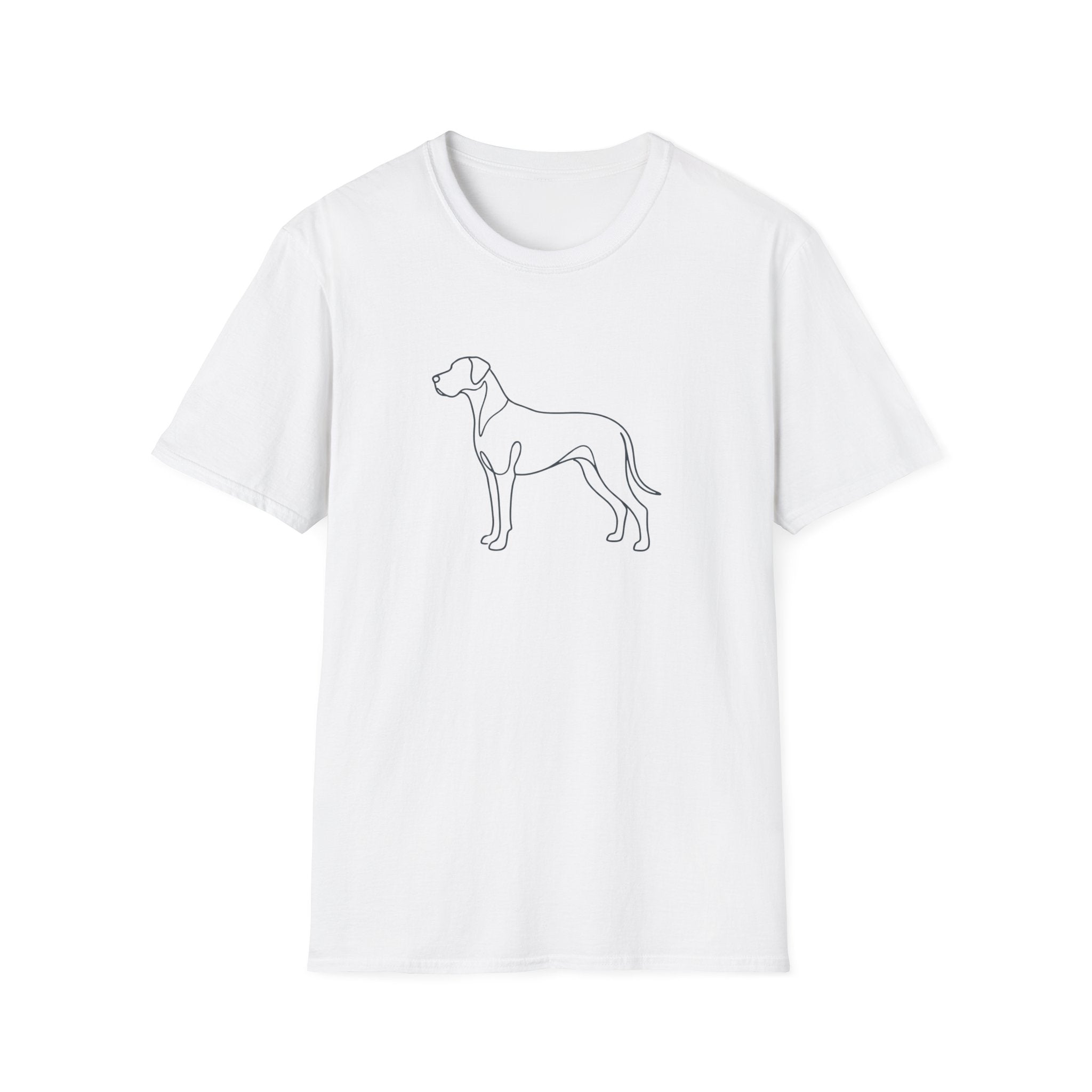 Dog Line Art T-Shirt
