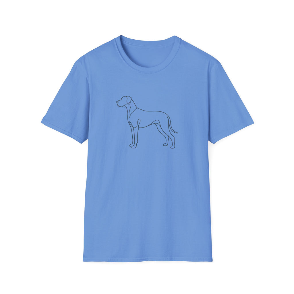 Dog Line Art T-Shirt
