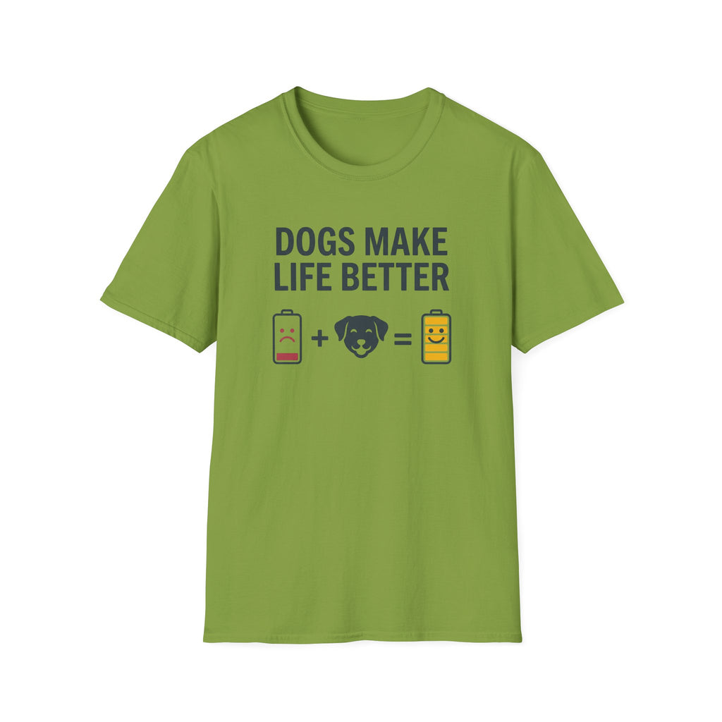 Dogs Make Life Better T-Shirt
