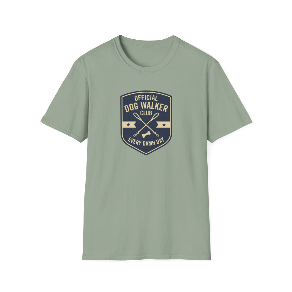 Official Dog Walker Club Every Damn Day T-Shirt