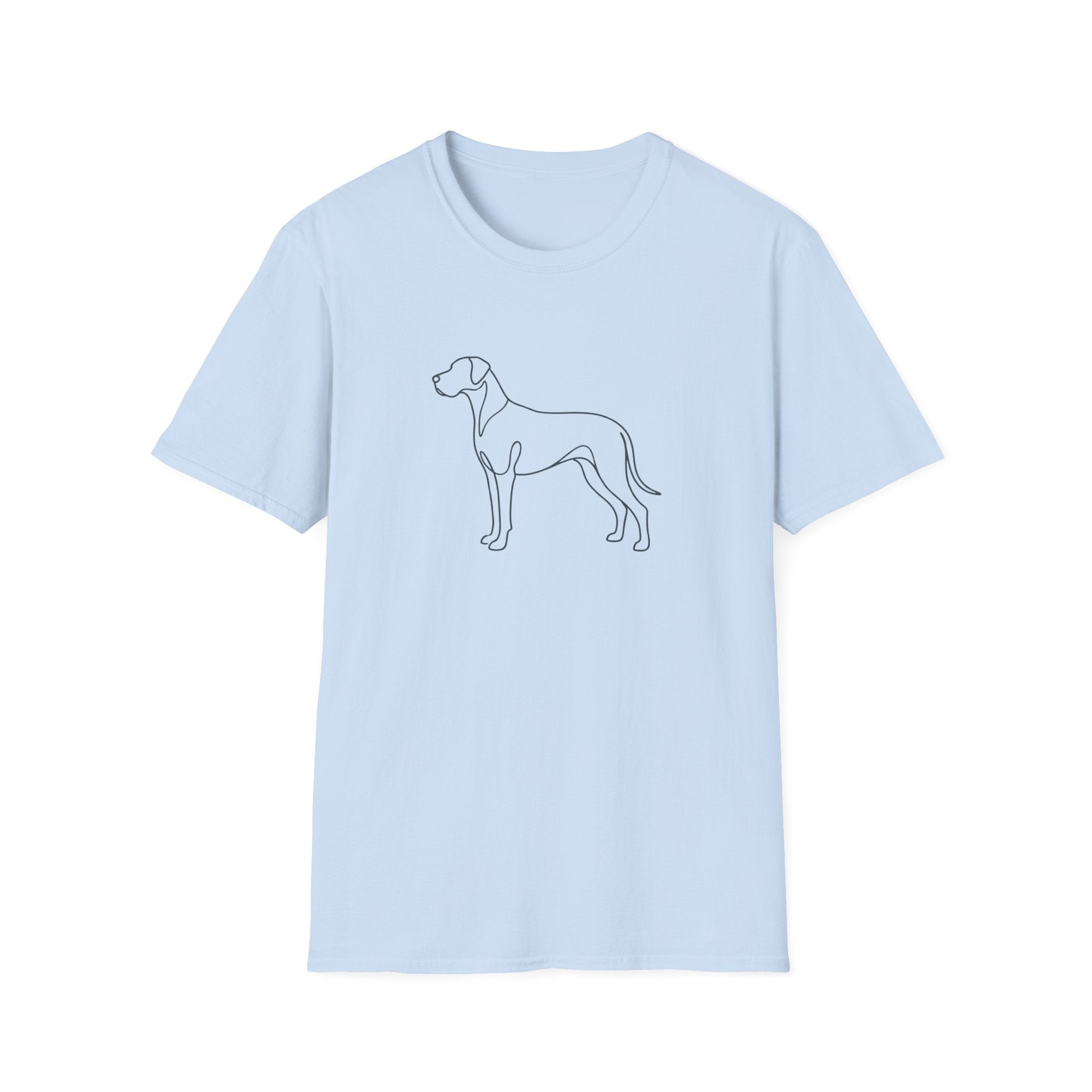 Dog Line Art T-Shirt
